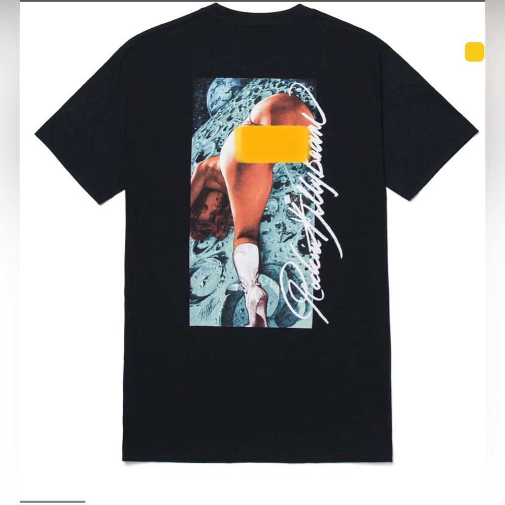 Huf Rockin jelly bean uncensored black t-shirt, posting only censored version.